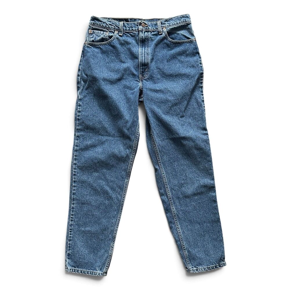 Vintage 1994 Levi’s 550 Relaxed Fit Tapered Leg USA Made W36 L32 Jeans Nice Wash